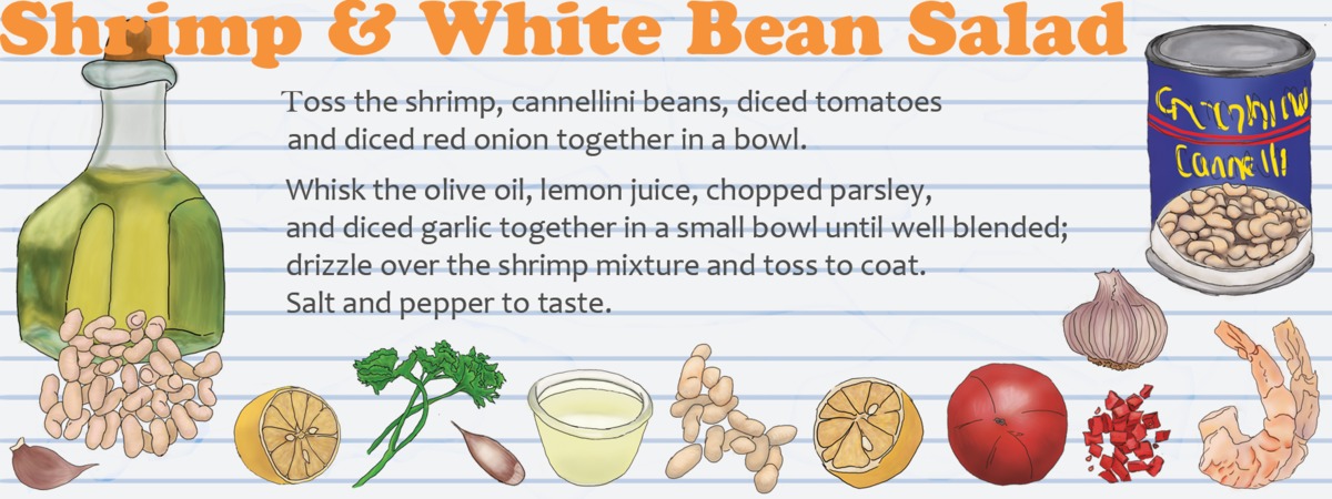 Shrimp and White Bean Salad by Pam Holland