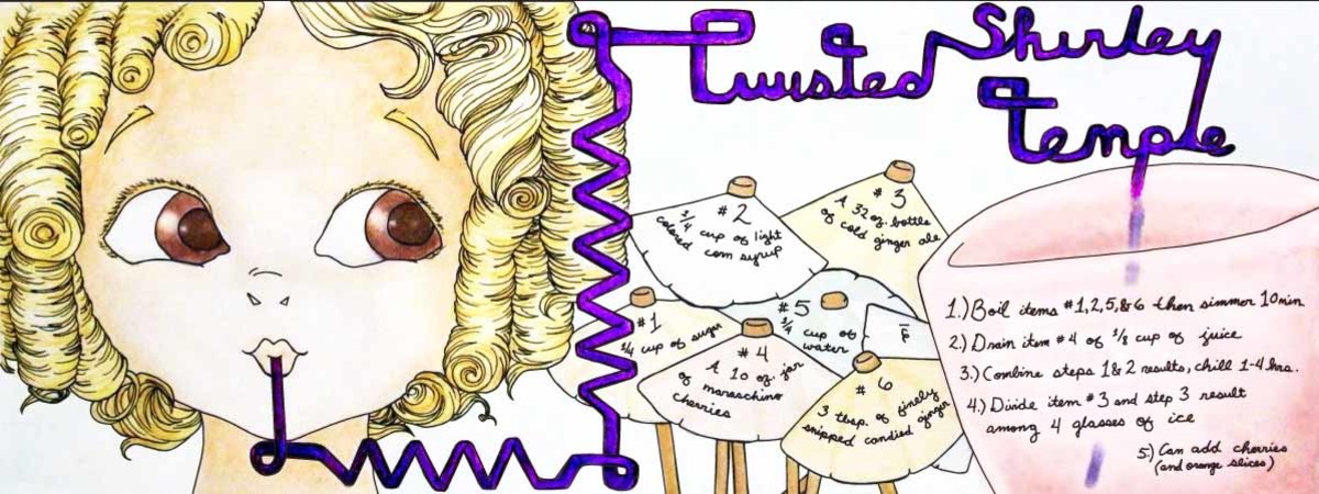 Twisted Shirley Temple by Tabitha Lee