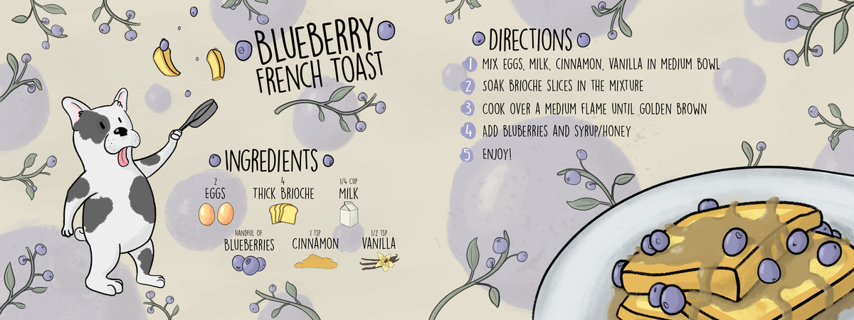 Blueberry French Toast by Jake Hetzel Jhetzel theydrawandcook main