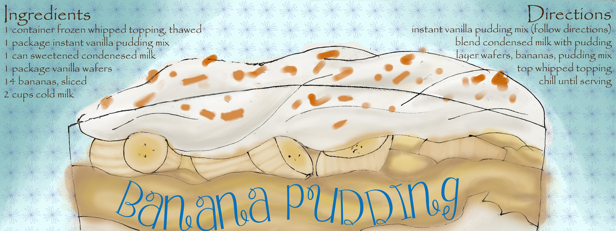 Banana Pudding by Sierra Payton Banana pudding3