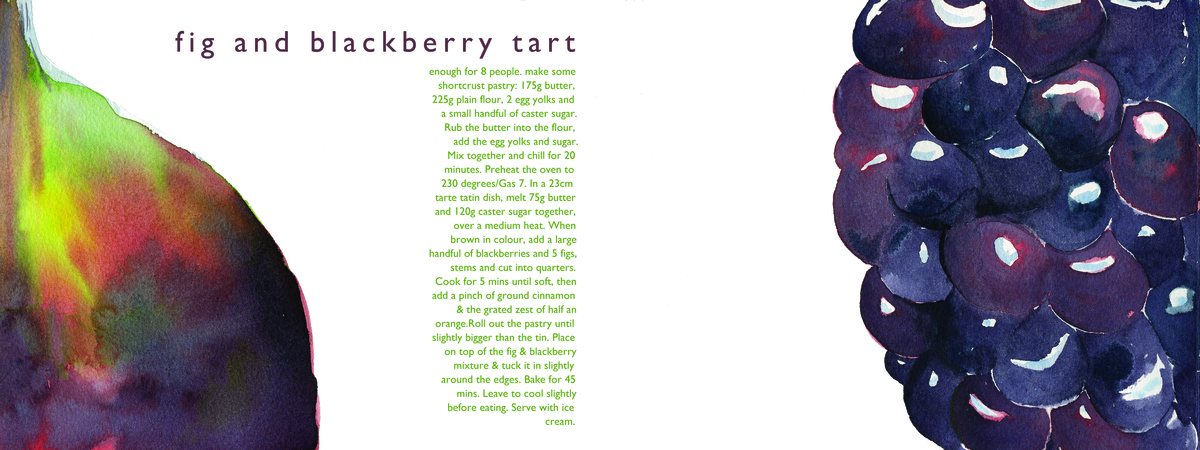Fig and Blackberry Tart by Hannah Clark