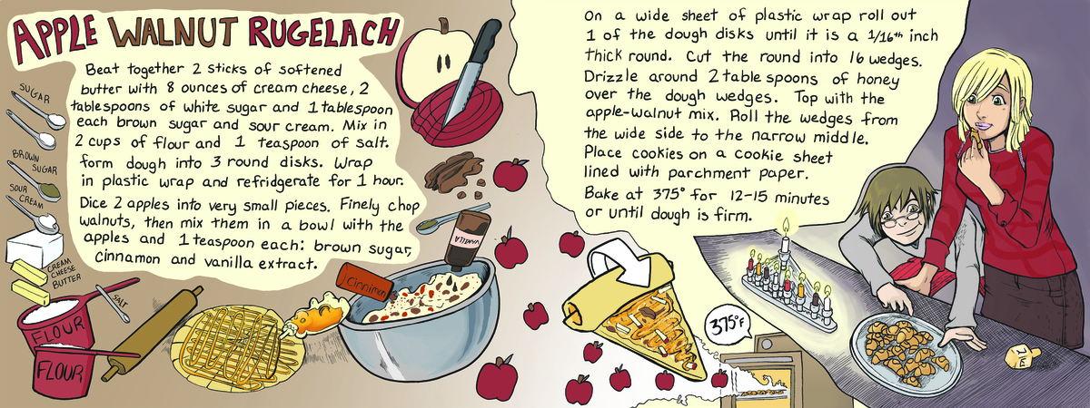 Apple Walnut Rugelach by Jennifer Weber