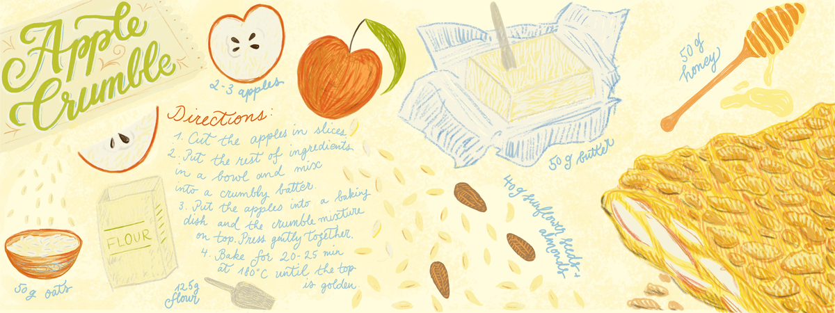 Apple Crumble by Julia Bausenhardt