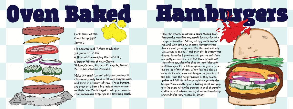 Oven Baked Hamburgers by Hailey Page
