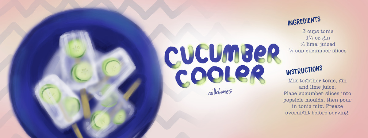 Cucumber Cooler by Milk Bones Cucumber cooler