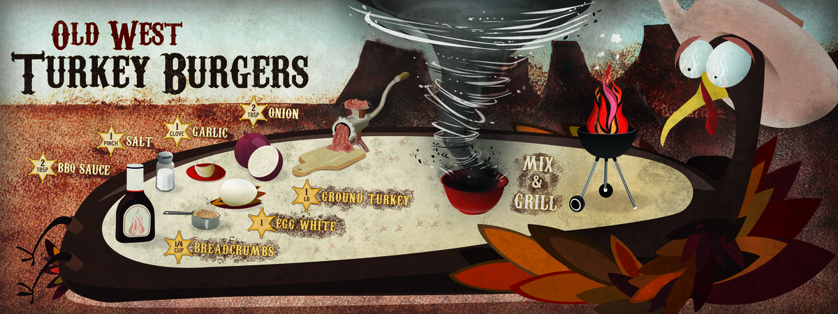 Old West Turkey Burgers by Ivan Sugerman