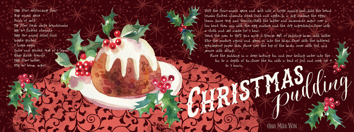 Christmas Pudding by Ohn Mar Win