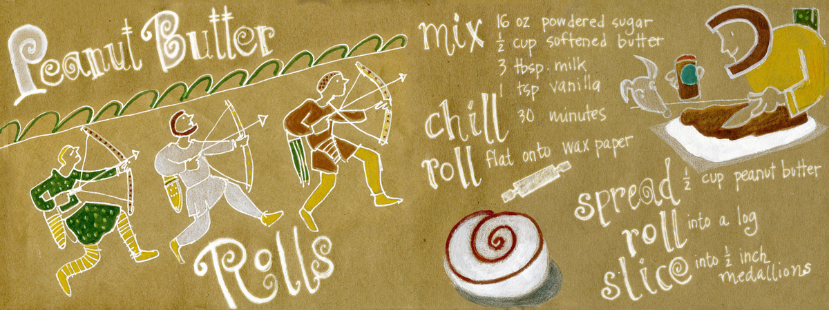Peanut Butter Rolls by Beth Castle Lovell