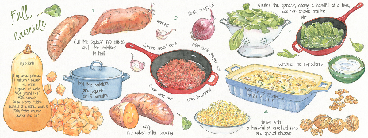 Fall Casserole by Suzanne de Nies