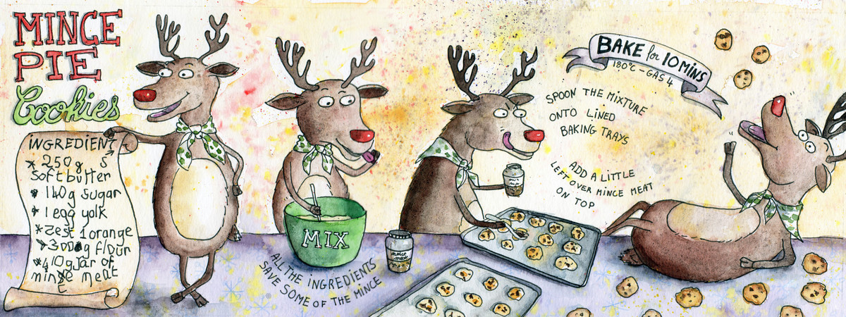 Mince Pie Cookies by Sophie Peanut
