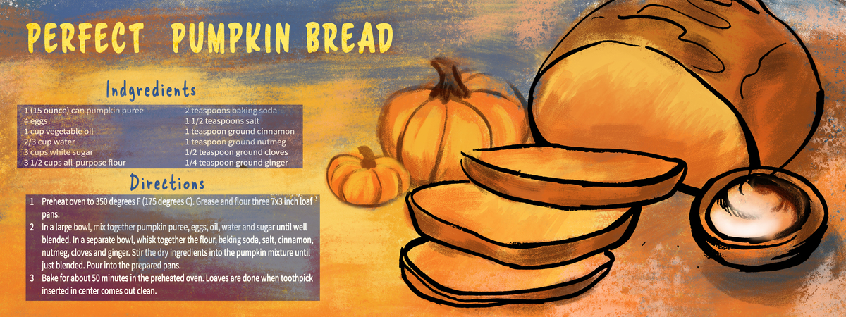 Perfect Pumpkin Bread by Lindsey Gill