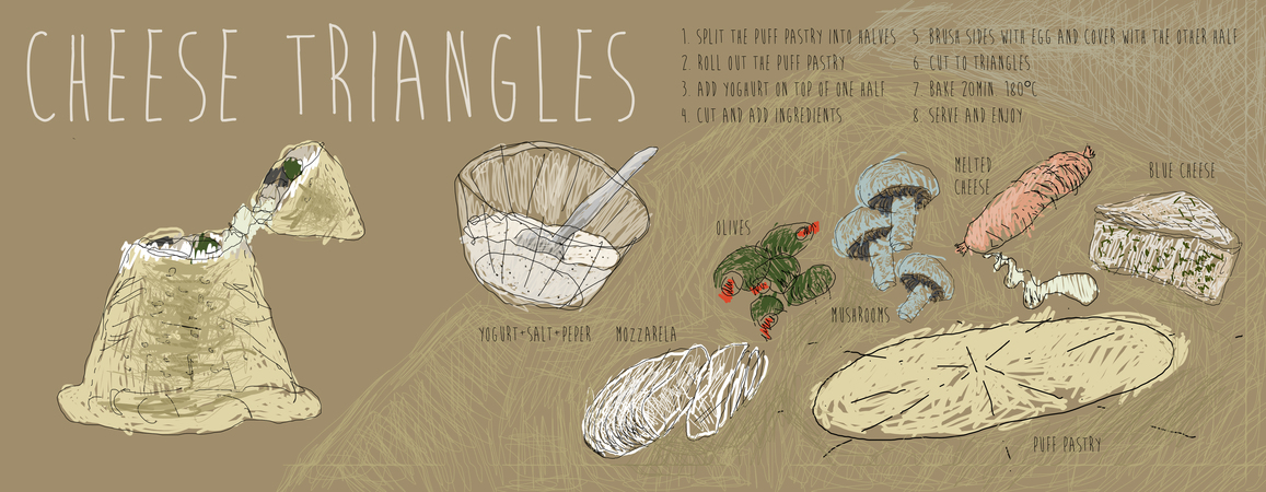 Cheese triangles by Katarina Gregova