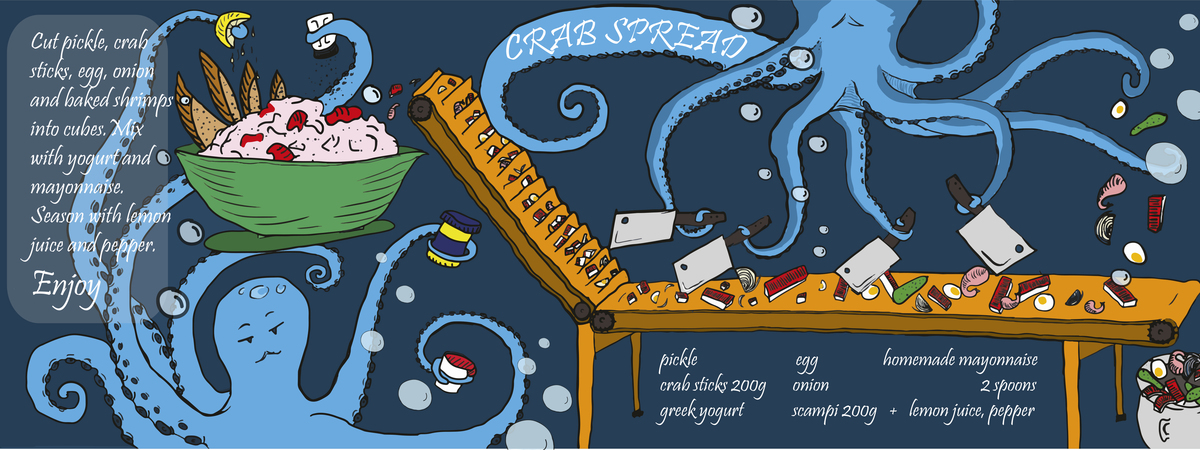 Crab spread by Júlia Dulíková