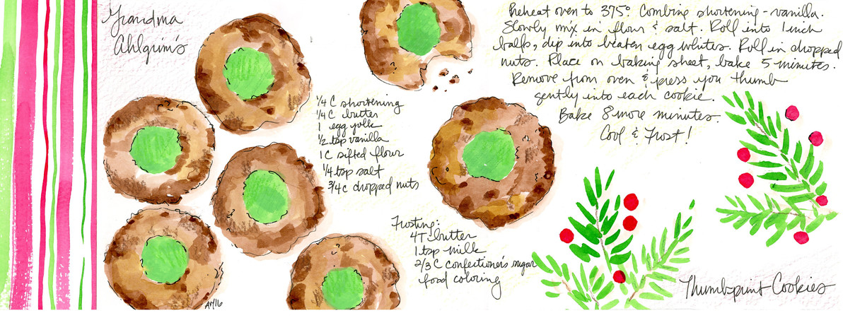 Grandma Ahlgrim's Thumbprint Cookies by Amy McNamara-Higgens