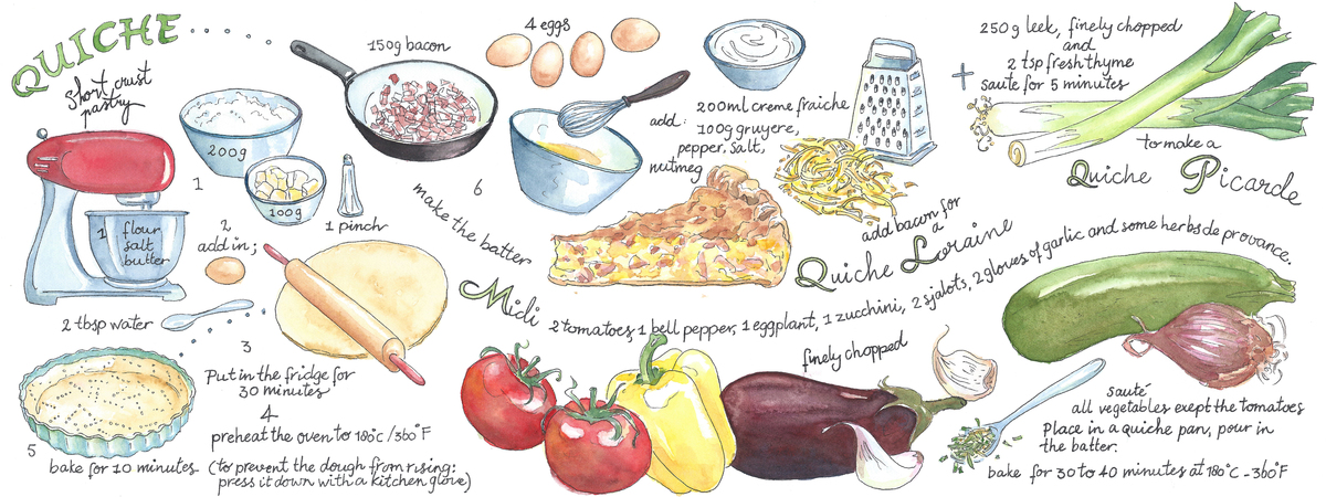 Quiche by Suzanne de Nies
