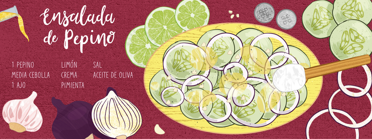 Ensalada de Pepino by Yael Ramírez Ensalada de pepino con texturas