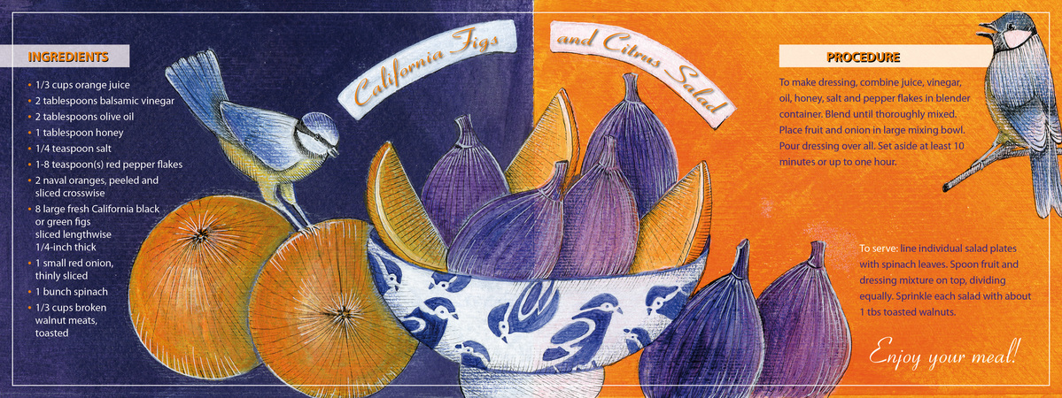 California Figs and Citrus Salad by Rossana Bossù