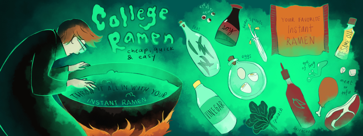 College Ramen by Sebz Illustration Collegeramenforupload