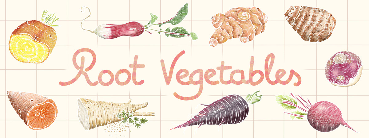 Root Vegetables by Cécile