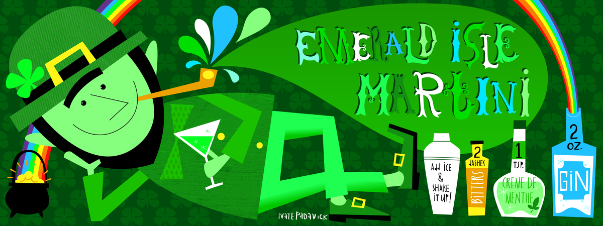 Emerald Isle Martini by Nate Padavick