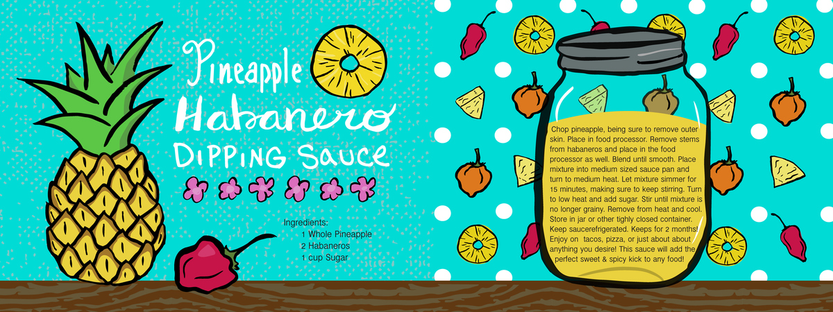 Pineapple Habanero Dipping Sauce by Andrea James Tdacpineapplefinal