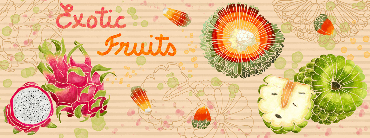 Tropical Fruit by Cécile