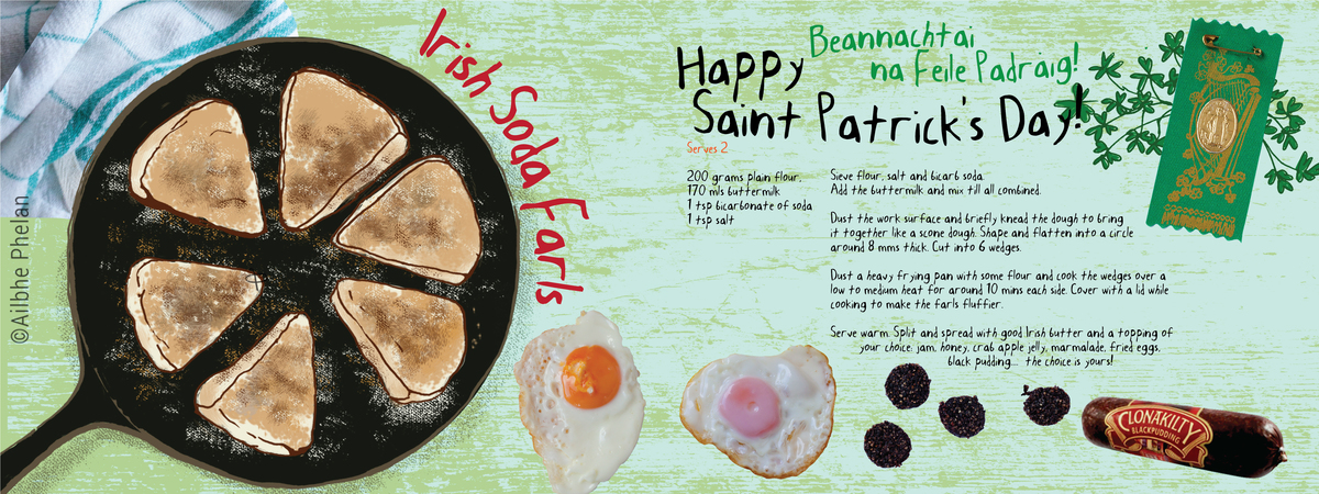 Traditional Irish Soda Farls by Ailbhe Phelan