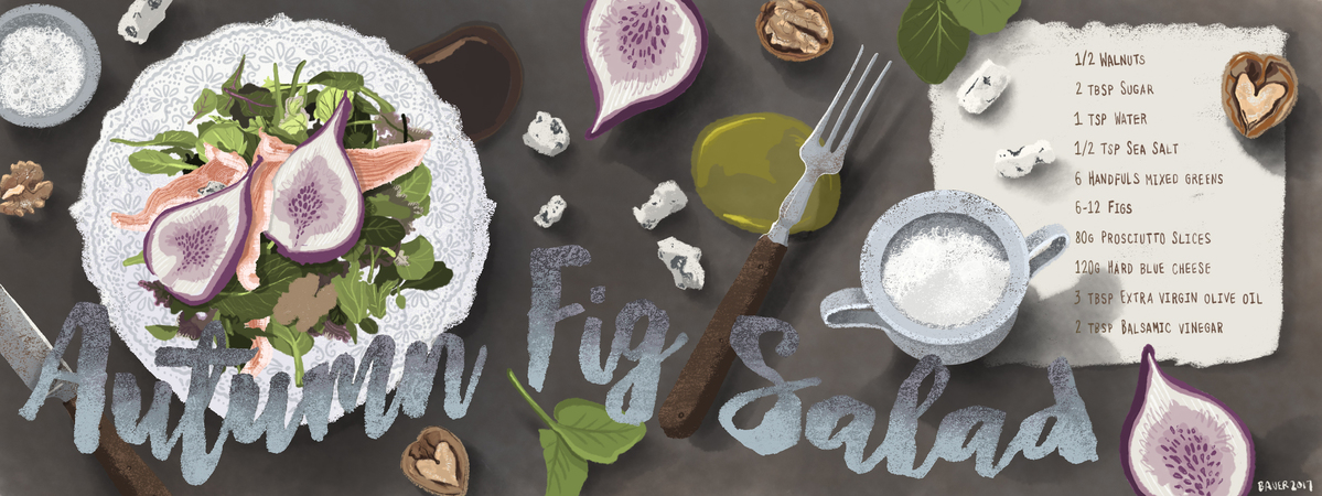 Autumn Fig Salad by Christina Bauer