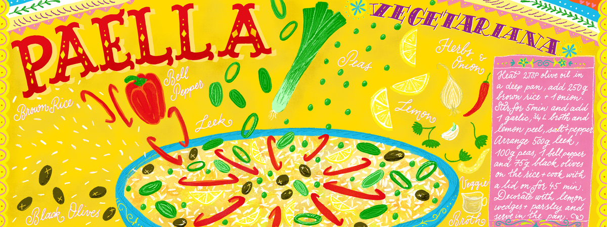 Vegetarian Paella by Julia Bausenhardt