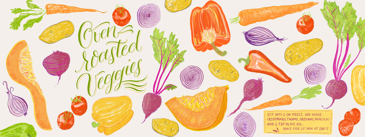 Oven Roasted Veggies by Julia Bausenhardt