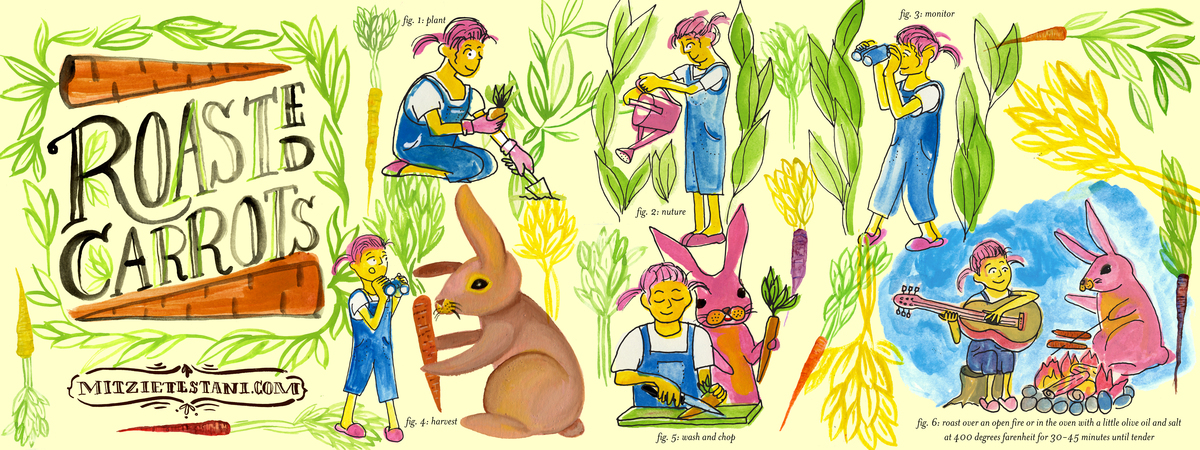 Roasted Carrots by Mitzie Testani