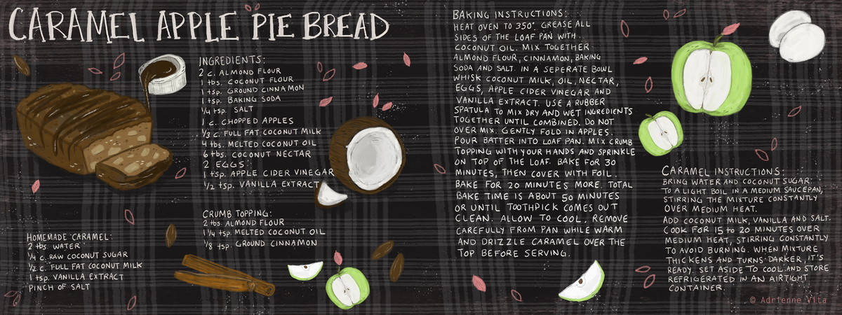 Caramel Apple Pie Bread by Adrienne Vita
