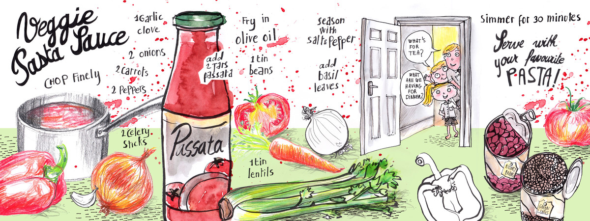 Veggie Pasta Sauce by Sophie Peanut