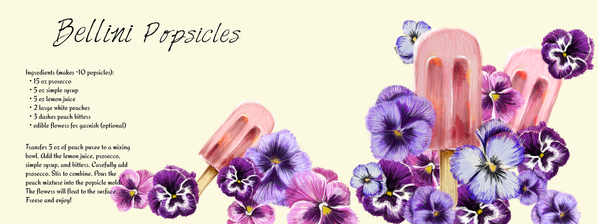 Bellini Popsicles by Emily S. Huth