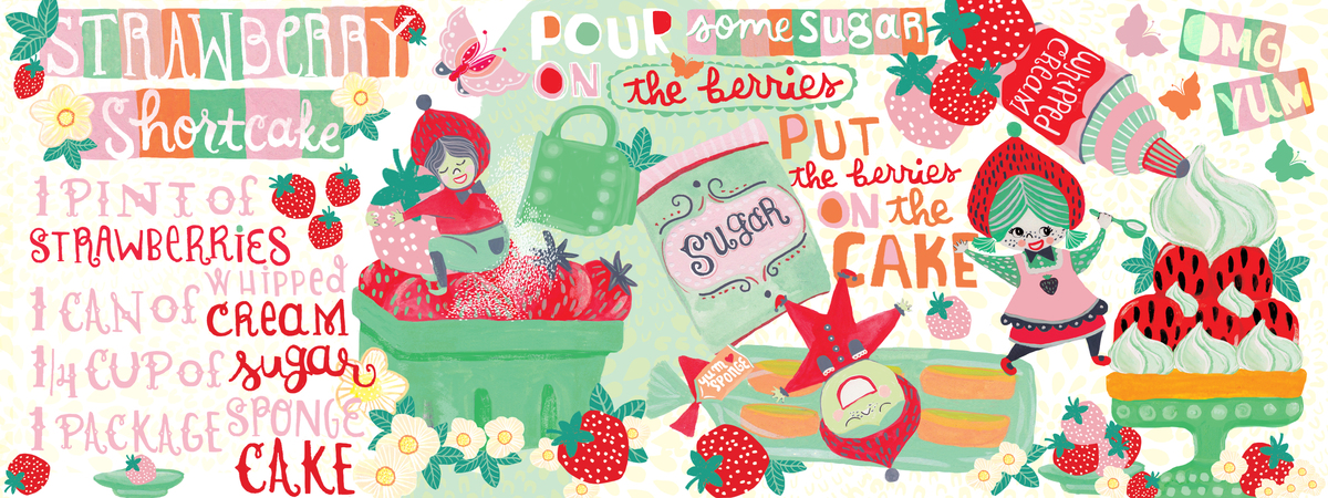 Strawberry Shortcake by Rachael Schafer