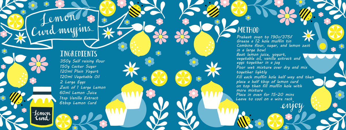 Lemon Curd Muffins by Carol Robinson