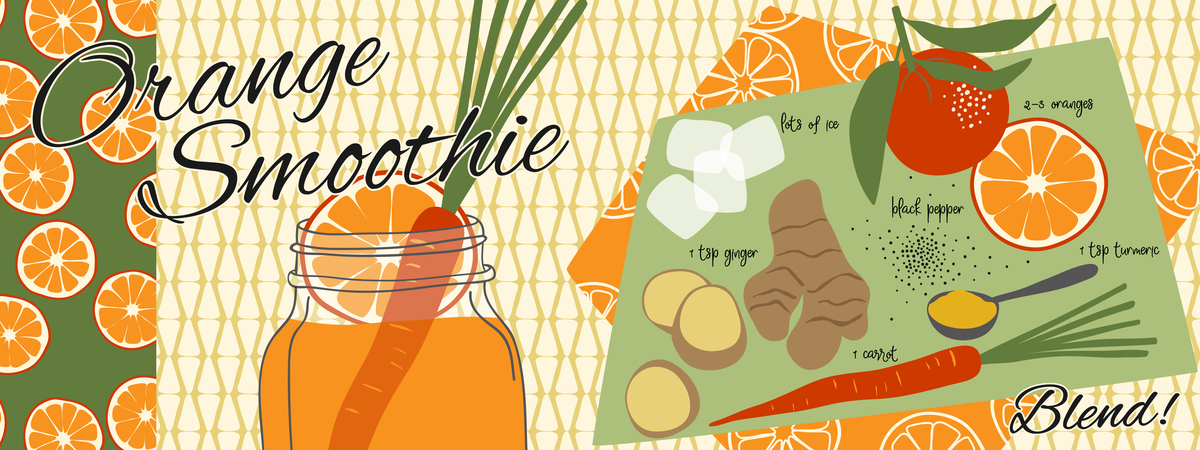 Healthful Orange Smoothie by Aimée Brender