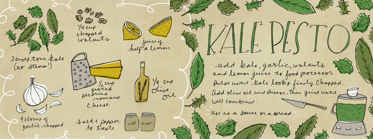 Kale Pesto by Katie Vaz