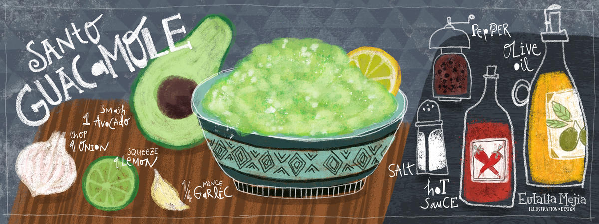 Santo Guacamole by Eulalia Mejia