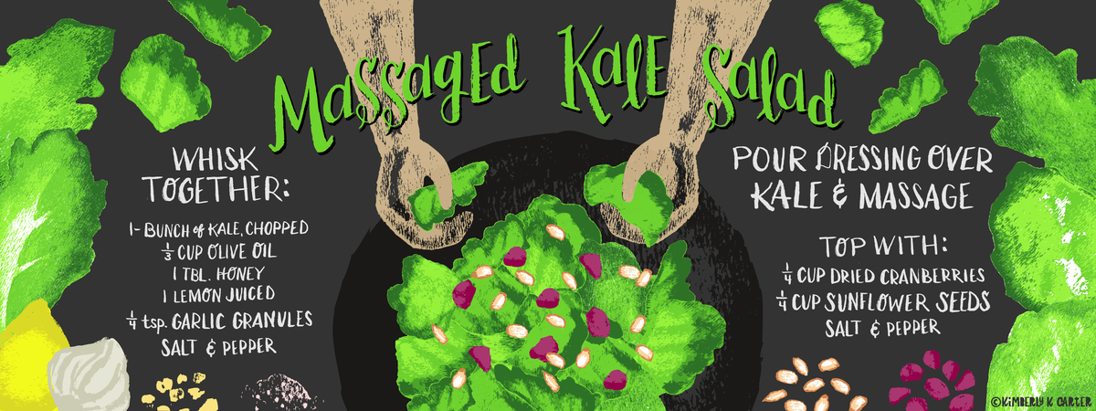 Massaged Kale Salad by Kimberly K Carter