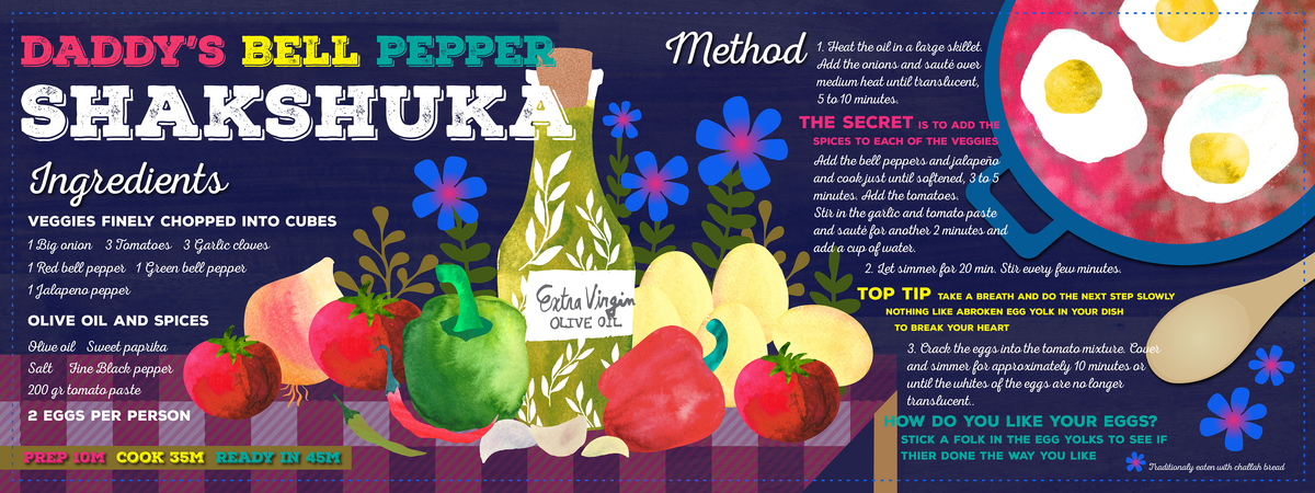 Daddy's Bell Pepper Shakshuka by Sivan Avishai Tdac