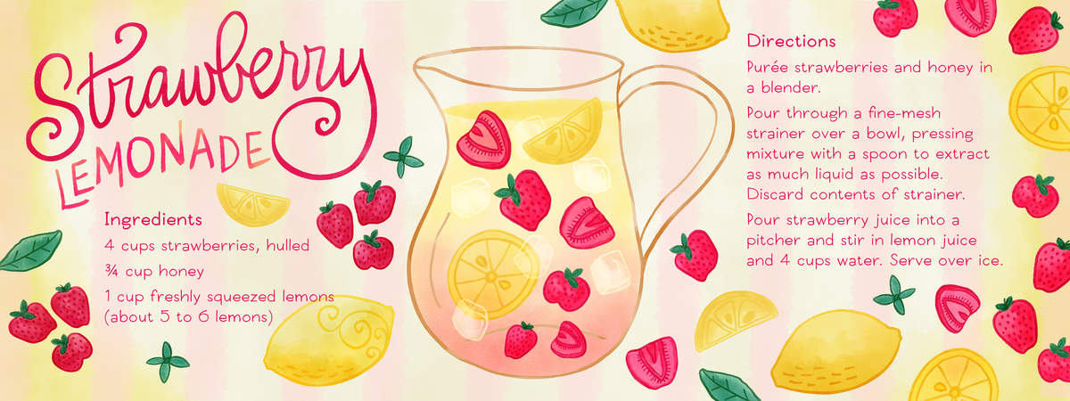 Strawberry Lemonade by Noonday Design