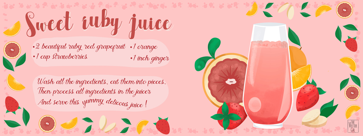Sweet Ruby Juice by thevectorgal