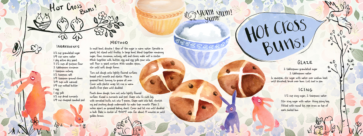 Hot Cross Buns! YUM! YUM! YUM! by Deb Trevitt