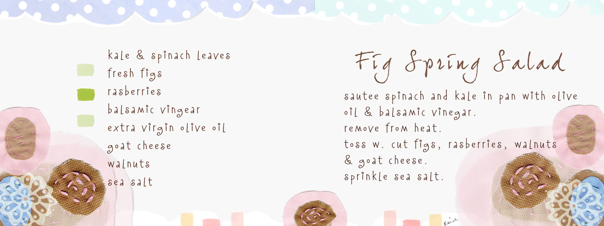 Fig Spring Salad by Reine Sloan