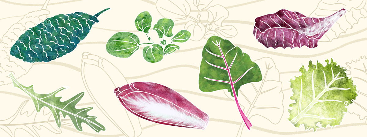 A Feast of Greens by Cécile