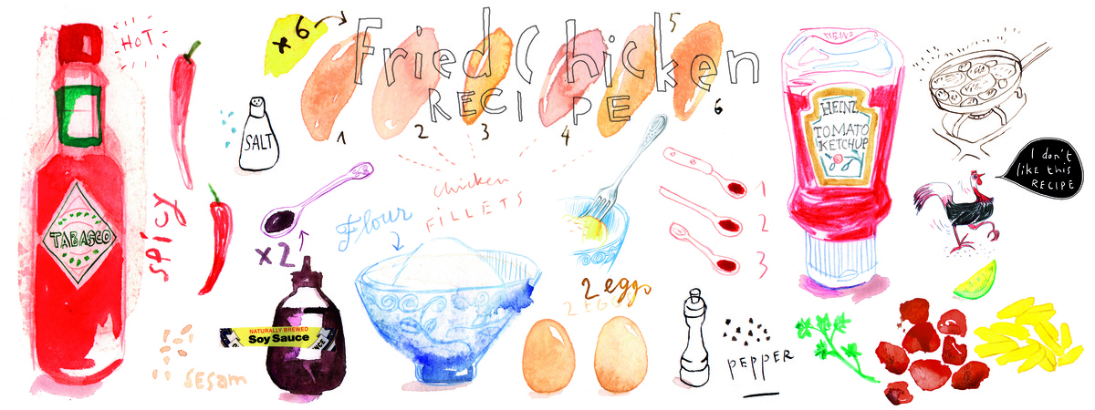 Fried Chicken by Lucile Prache