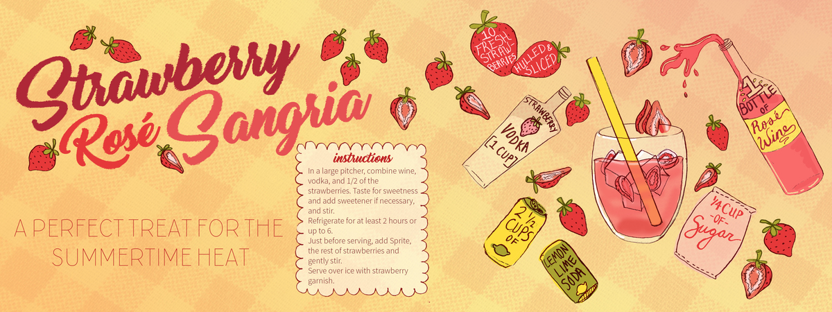 Strawberry Rosé Sangria by Bonnie Anderson