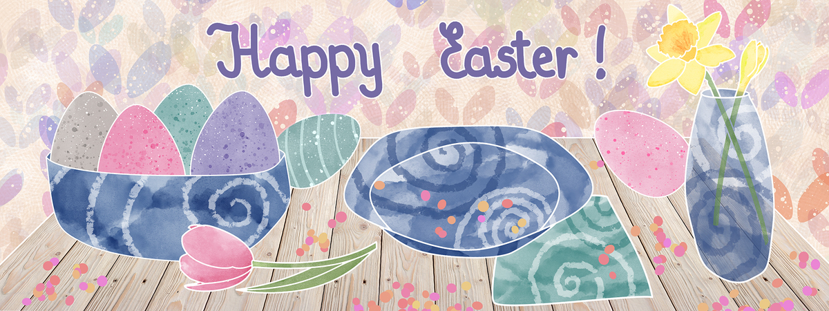 Easter Feast by Cécile