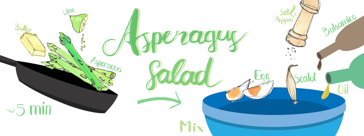 Asparagus Salad by Leoanna Designs Spargelsalat